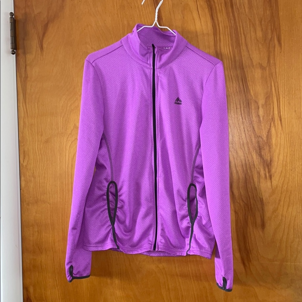 RBX Purple Athletic Track Jacket
